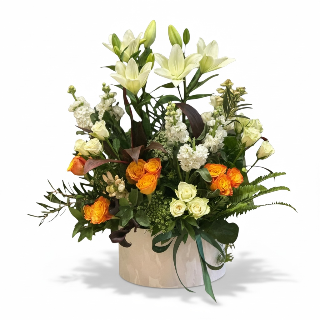 Golden Lily Garden luxury flowers DELIVERY TO Cairo AND Egypt