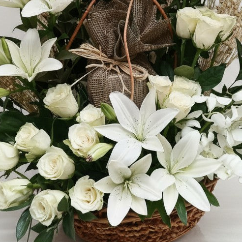 Pure Harmony Basket Basket luxury flowers DELIVERY TO Cairo AND Egypt