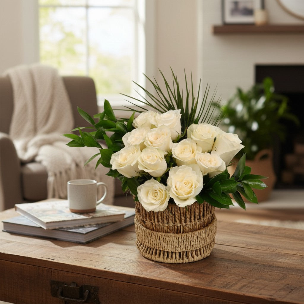 Pure Prestige Basket luxury flowers DELIVERY TO Cairo AND Egypt