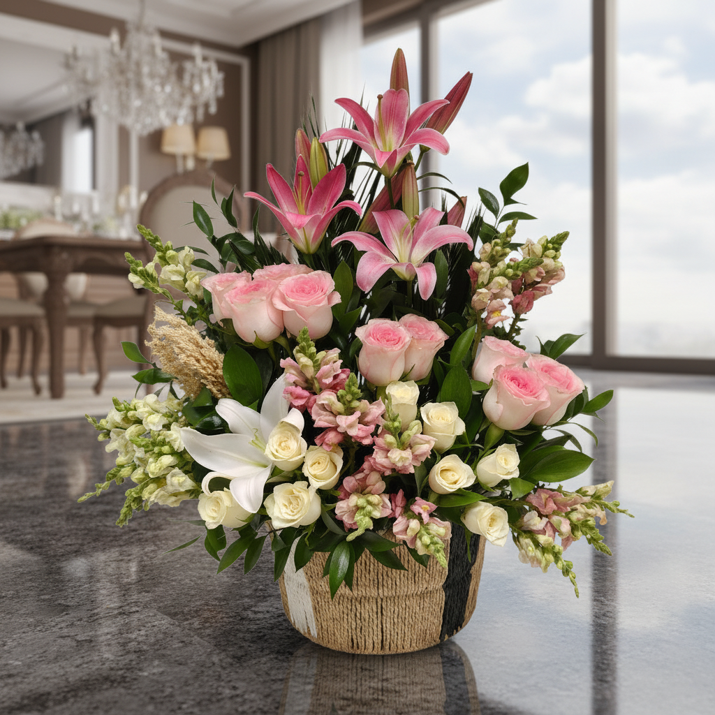 Rosé Royale luxury flowers DELIVERY TO Cairo AND Egypt