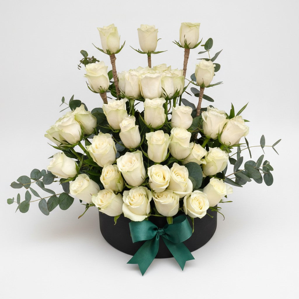 Royal Ivory Flowers bouquet luxury flowers DELIVERY TO Cairo AND Egypt