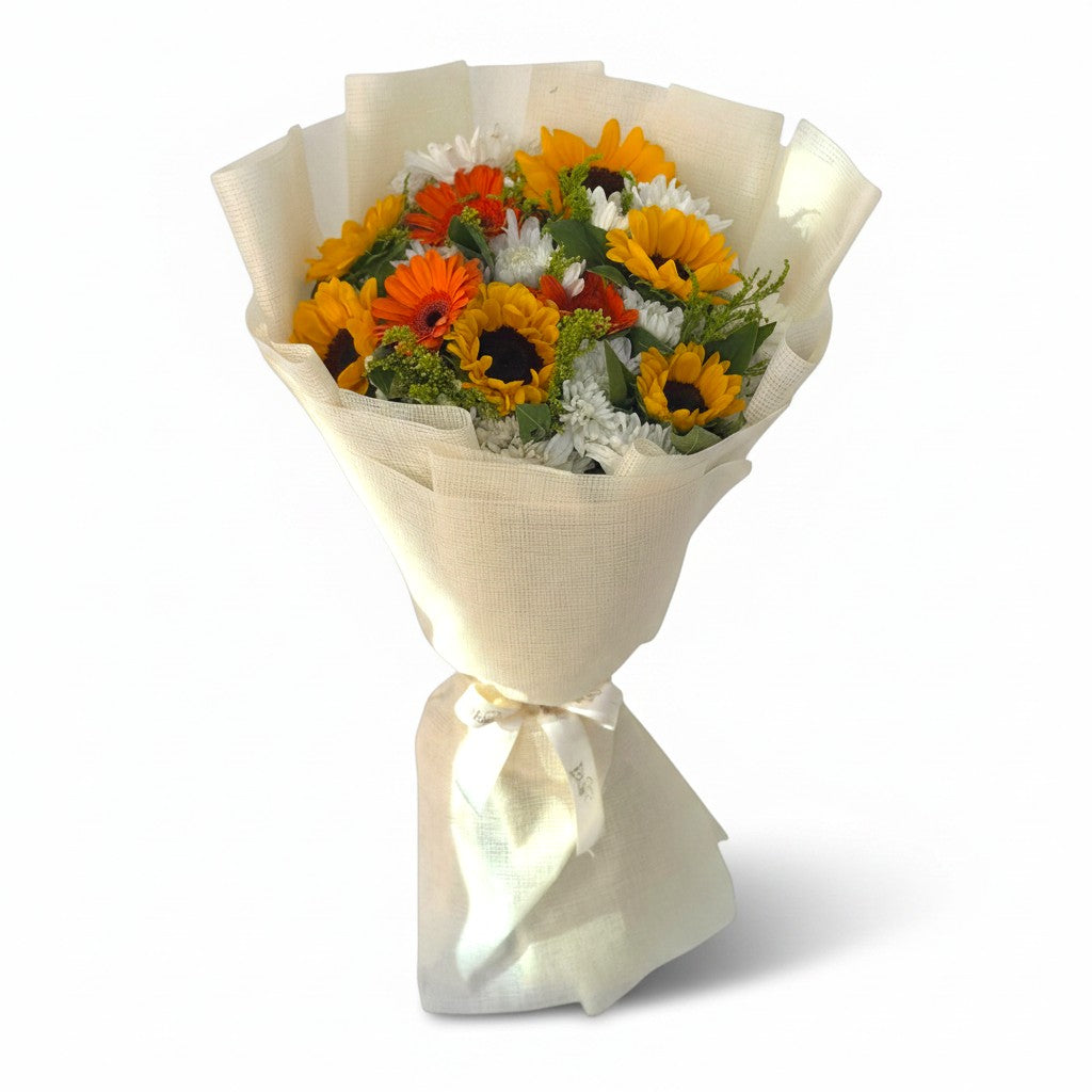 Sunlit Avenue Hand Bouquet luxury flowers DELIVERY TO Cairo AND Egypt