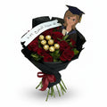 The Honor Roll Hand Bouquet luxury flowers DELIVERY TO Cairo AND Egypt