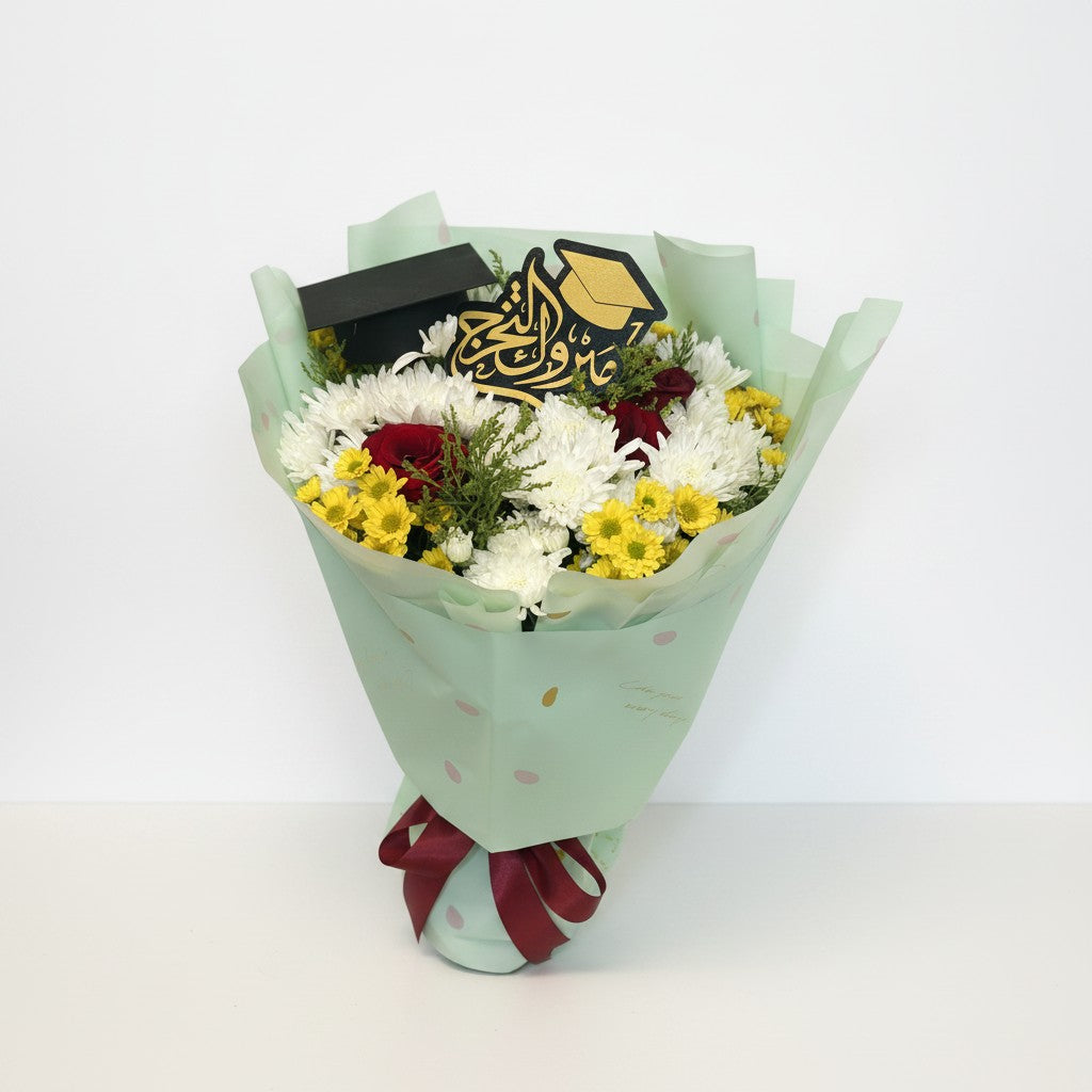 The Next Chapter Hand Bouquet luxury flowers DELIVERY TO Cairo AND Egypt