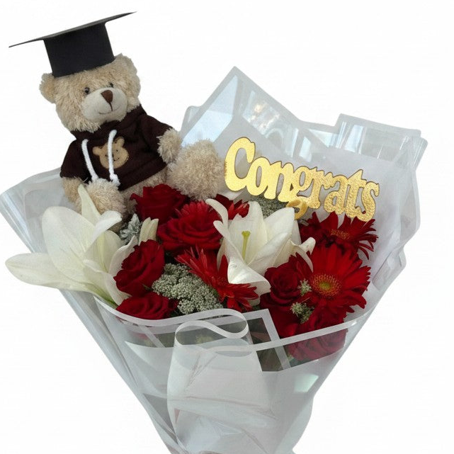 Victory Bloom Hand Bouquet luxury flowers DELIVERY TO Cairo AND Egypt
