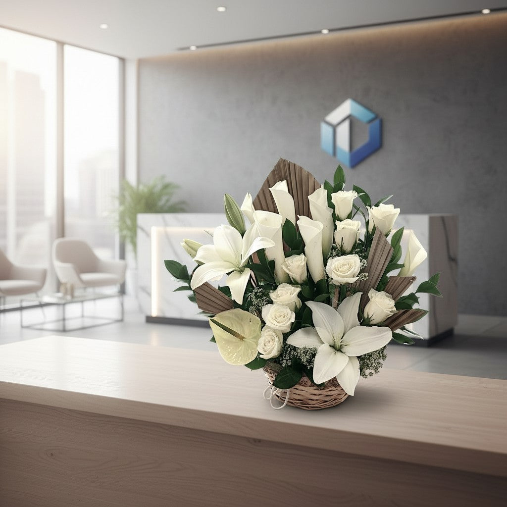 Nile Serenity Basket luxury flowers DELIVERY TO Cairo AND Egypt