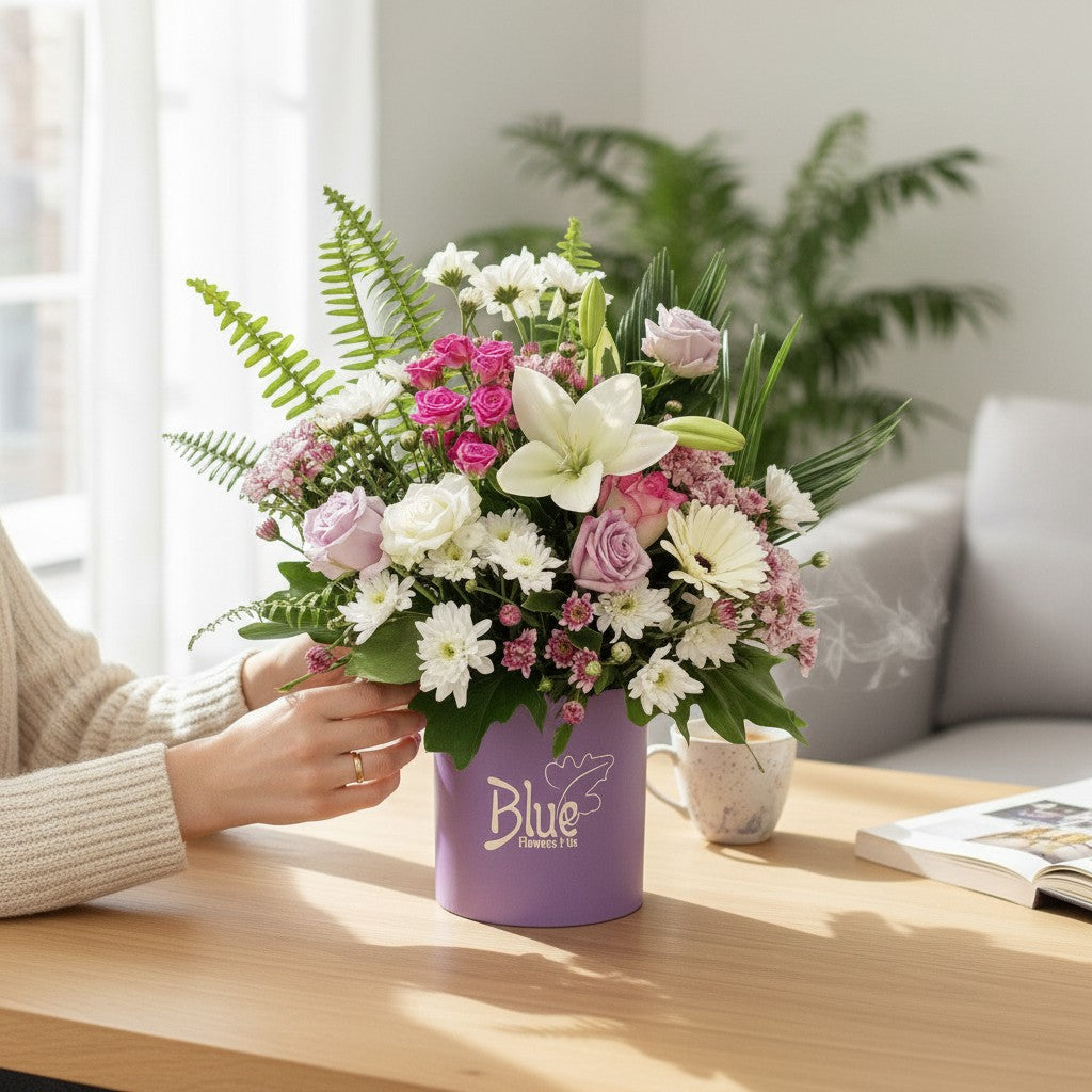 Secret Meadow Whisper Flowers bouquet luxury flowers DELIVERY TO Cairo AND Egypt