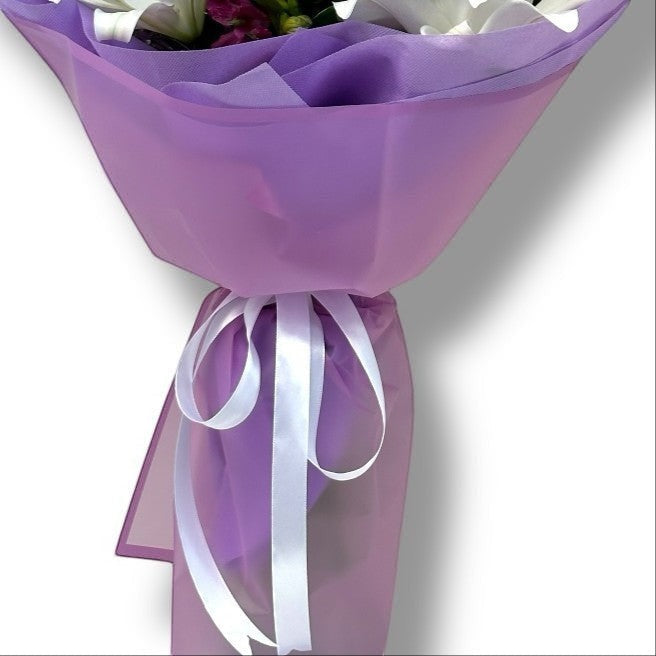 Violet Radiance Hand Bouquet luxury flowers DELIVERY TO Cairo AND Egypt