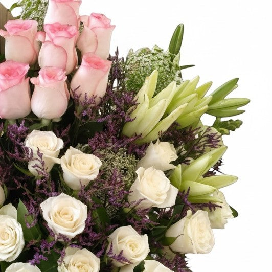Blush Poetry Garden Flowers bouquet luxury flowers DELIVERY TO Cairo AND Egypt
