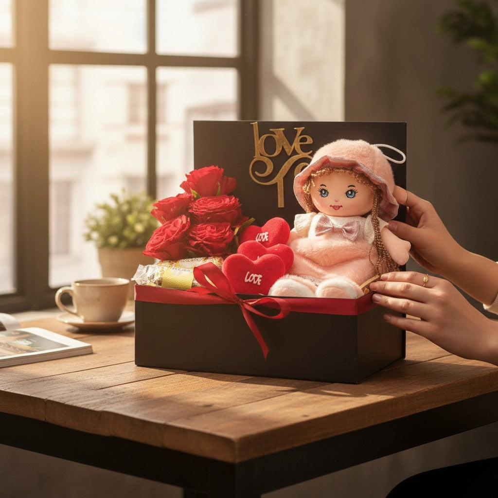 Eternal Love Signature Box luxury flowers DELIVERY TO Cairo AND Egypt
