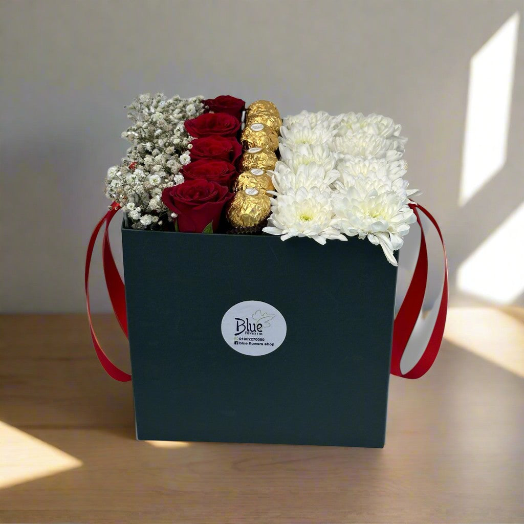 Harmony Elegance Box luxury flowers DELIVERY TO Cairo AND Egypt