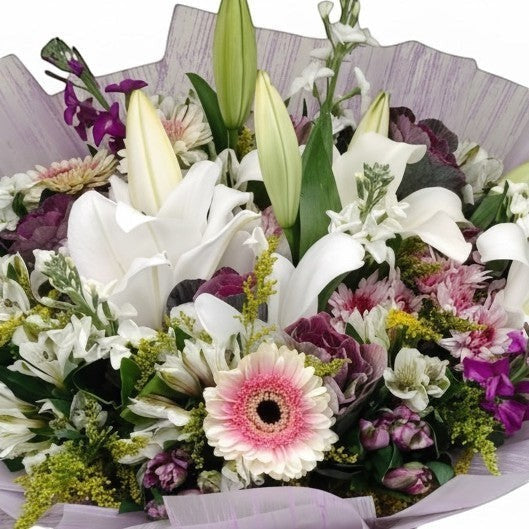Moonlight Petal Embrace Vase luxury flowers DELIVERY TO Cairo AND Egypt
