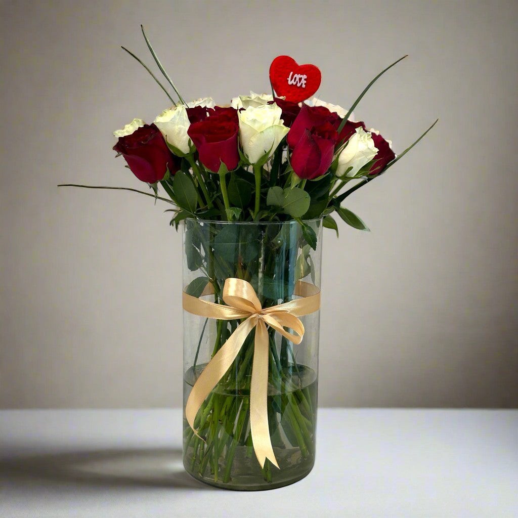Eternal Devotion Vase luxury flowers DELIVERY TO Cairo AND Egypt