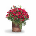 Scarlet Garden Basket luxury flowers DELIVERY TO Cairo AND Egypt