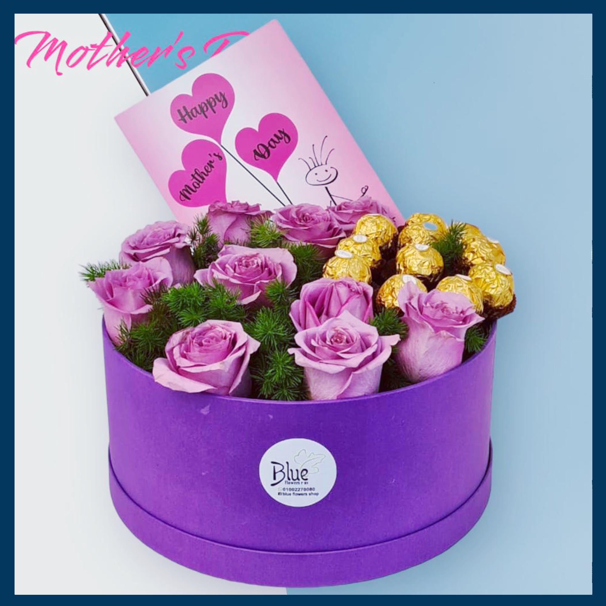 Velvet Kiss Bloom Box Box luxury flowers DELIVERY TO Cairo AND Egypt