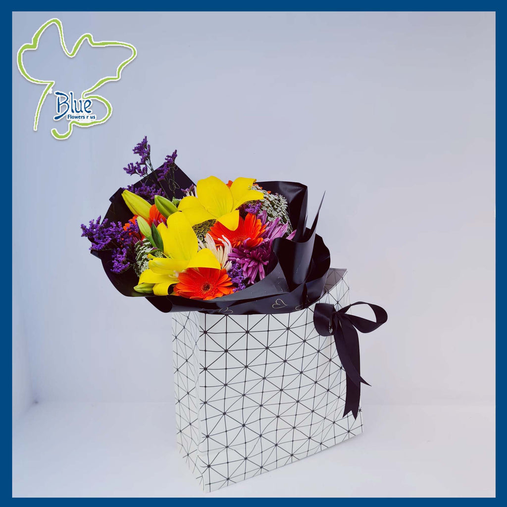 Prismatic Charm Fresh Cut Flowers luxury flowers DELIVERY TO Cairo AND Egypt