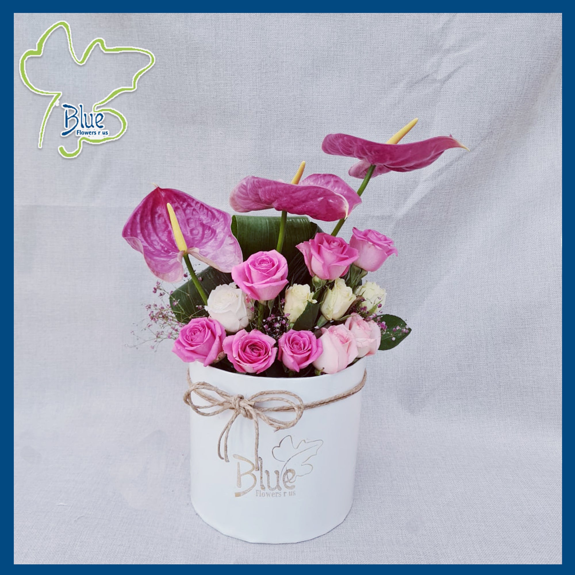 MD2021-37 Box luxury flowers DELIVERY TO Cairo AND Egypt